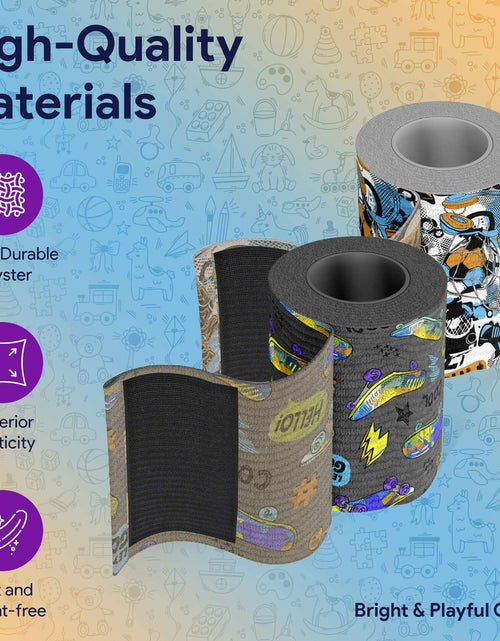 Load image into Gallery viewer, Elastic Bandage Wrap Self Closure 3"x180" Compression Sports Wrap 2 Pack
