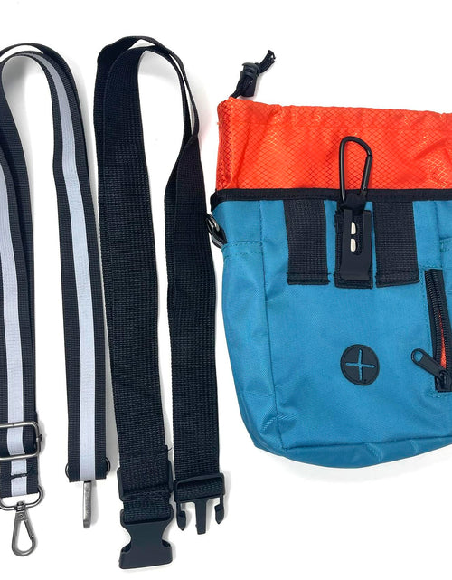 Load image into Gallery viewer, Jalousie Dog Training Pouch with Clicker &amp; Water Bowl 5 Ways to Wear Grey
