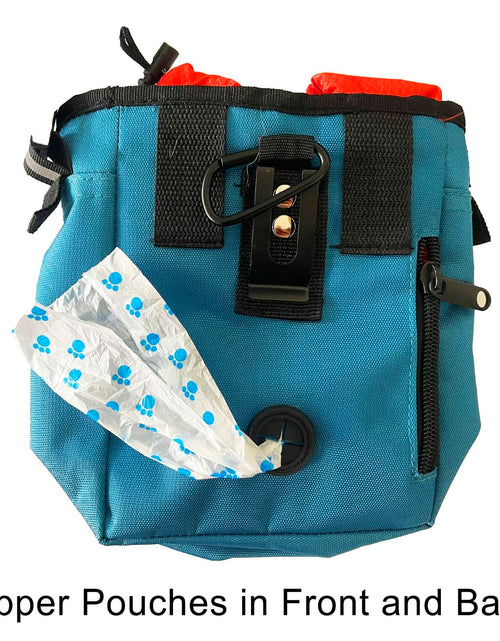Load image into Gallery viewer, Jalousie Dog Training Pouch with Clicker &amp; Water Bowl 5 Ways to Wear Grey
