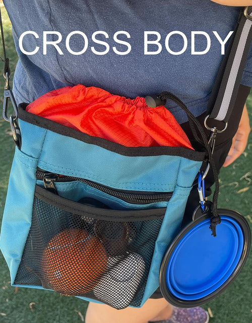 Load image into Gallery viewer, Jalousie Dog Training Pouch with Clicker &amp; Water Bowl 5 Ways to Wear Grey
