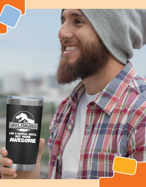 Load image into Gallery viewer, NewEleven Uncle Gift 20oz Tumbler from Niece/Nephew Funny Birthday Present
