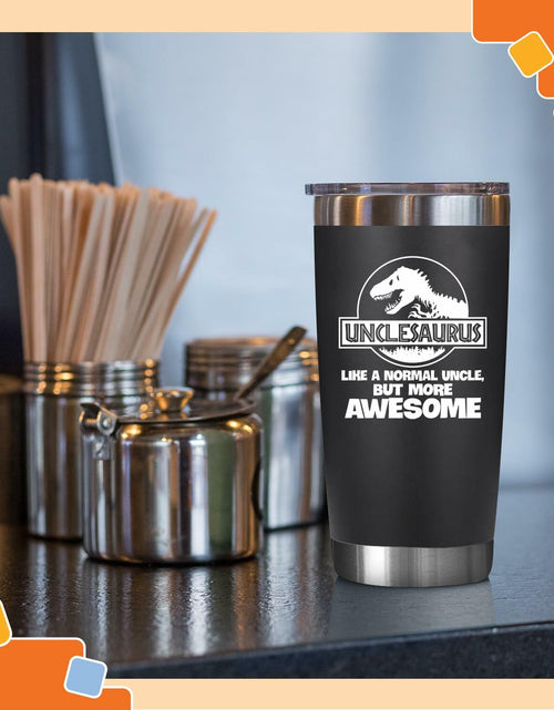 Load image into Gallery viewer, NewEleven Uncle Gift 20oz Tumbler from Niece/Nephew Funny Birthday Present

