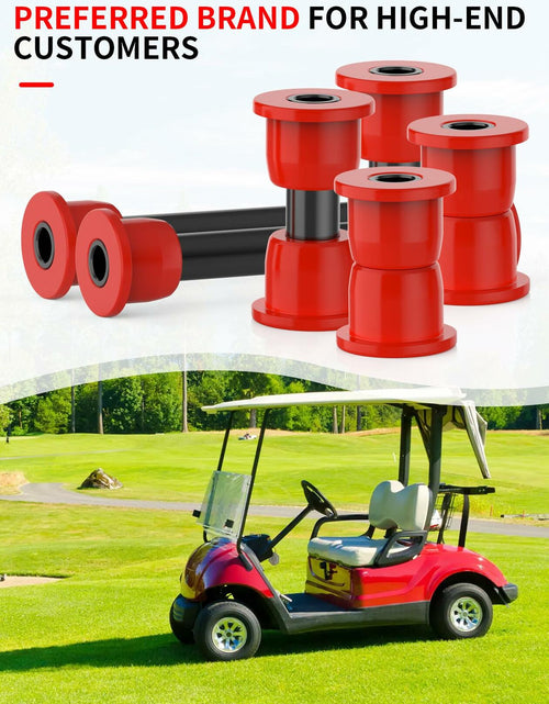 Load image into Gallery viewer, OVAS HOO Club Car Precedent Front Bushing Kit Polyurethane Black 2004-up
