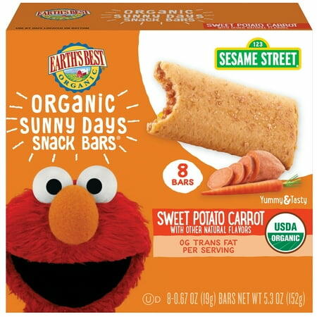 Load image into Gallery viewer, Organic Sunny Days Sweet Potato Carrot Snack Bars 16 Ct
