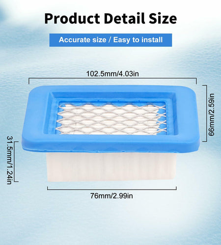 JICHEKU Air Filter A226000032 for Echo PB403 PB413 PB500 PB580 PB650 5PCS