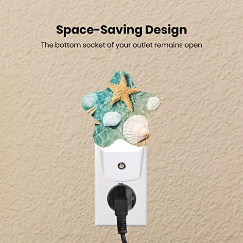Load image into Gallery viewer, Caifujiqi Night Light Plug-in Dusk to Dawn Sensor White LED Energy Efficient
