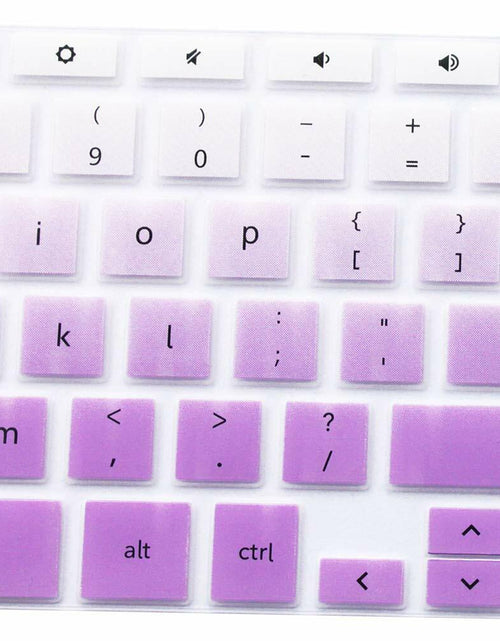Load image into Gallery viewer, YYubao Keyboard Skin for Samsung Chromebook XE500C13 11.6" Silicone Purple
