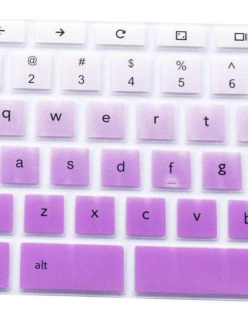 Load image into Gallery viewer, YYubao Keyboard Skin for Samsung Chromebook XE500C13 11.6" Silicone Purple
