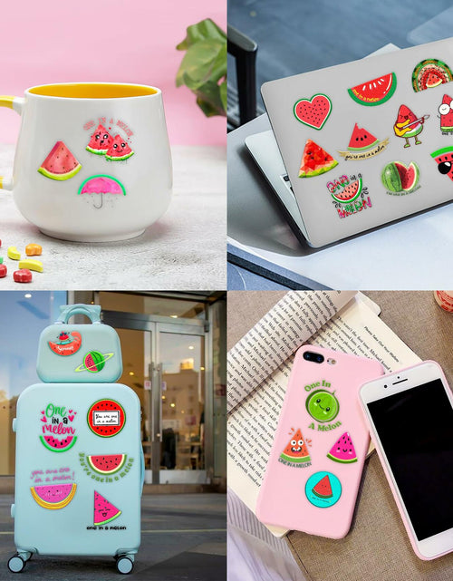 Load image into Gallery viewer, MeoIsDaBest Melon Pre-Cut Temporary Tattoos 96PCS Watermelon Green
