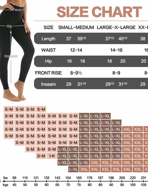 Load image into Gallery viewer, Laite Hebe 4 Pack High Waisted Yoga Leggings Soft Tummy Control Size L-XL
