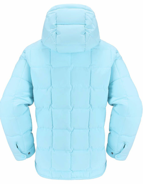 Load image into Gallery viewer, CAMELSPORTS Women's Lightweight Hooded Quilted Puffer Jacket Blue Size S
