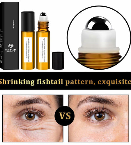 WEEMAY Eye Essence Castor & Frankincense Oil Roller Ball 0.33oz 3 Pcs