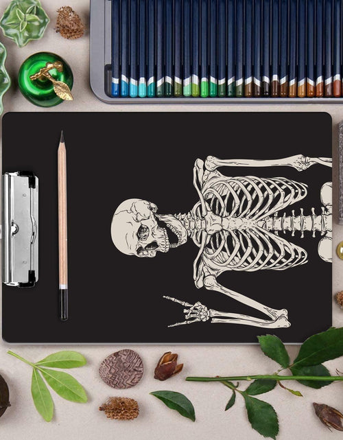 Load image into Gallery viewer, Britimes Wood Clipboard Nursing Clip Board Funny Skull Skeleton A4 Size

