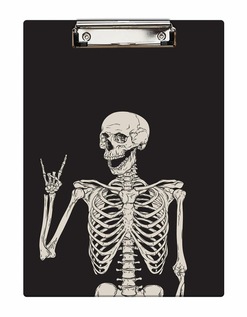 Load image into Gallery viewer, Britimes Wood Clipboard Nursing Clip Board Funny Skull Skeleton A4 Size
