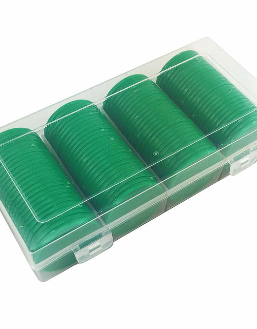 Load image into Gallery viewer, Smartdealspro Poker Chips 1.5in Opaque Plastic Game Tokens 100 Count Green
