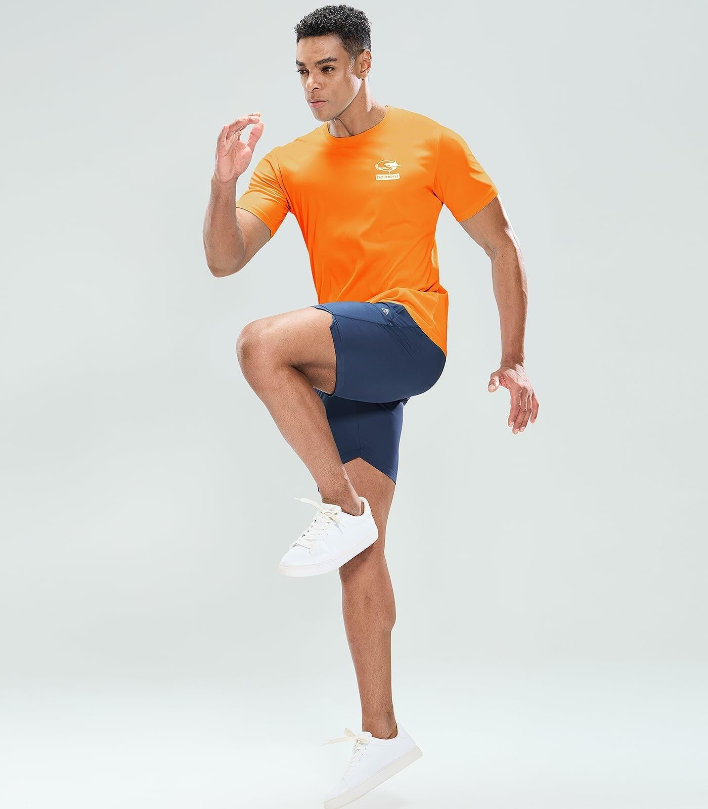 Haimont Quick Dry UPF 50+ Outdoor Workout T-Shirt Light Blue Size M