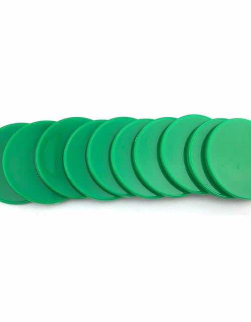 Load image into Gallery viewer, Smartdealspro Poker Chips 1.5in Opaque Plastic Game Tokens 100 Count Green
