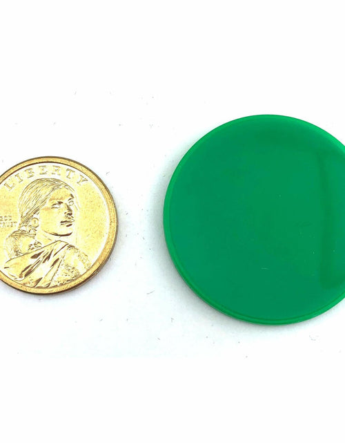Load image into Gallery viewer, Smartdealspro Poker Chips 1.5in Opaque Plastic Game Tokens 100 Count Green
