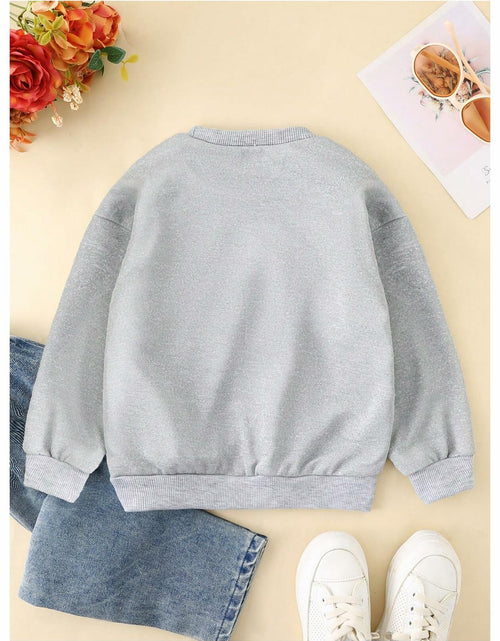 Load image into Gallery viewer, SOLY HUX Toddler Girl Crewneck Sweatshirt Grey Bows Graphic Size 5T
