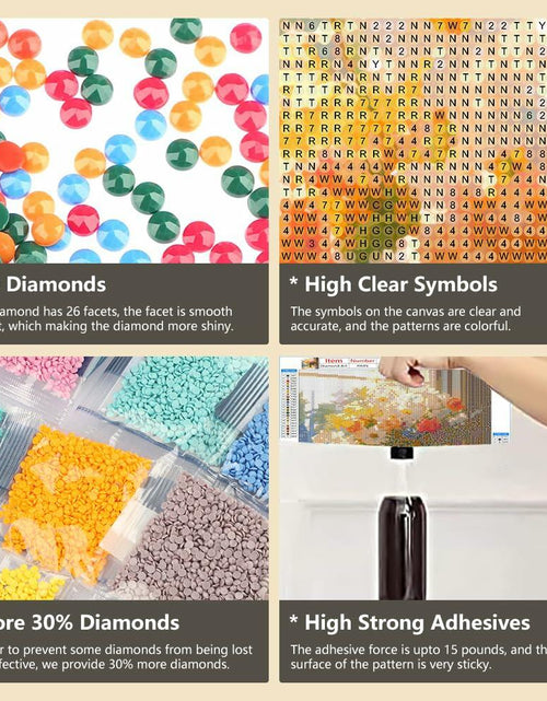 Load image into Gallery viewer, AMORARS 5D Diamond Painting Kit Flower DIY Art Deco Nature 12x12 Inch
