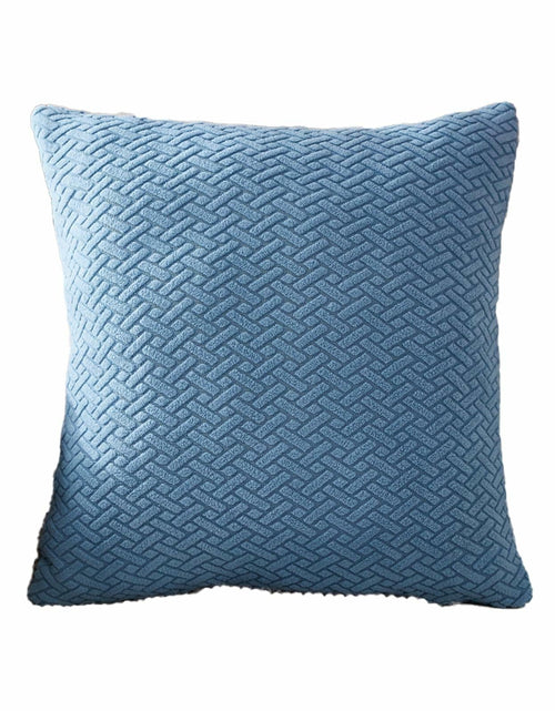 Load image into Gallery viewer, Yoovat Throw Pillow Cover Texture Blue 16x16 Inch Waterproof Durable
