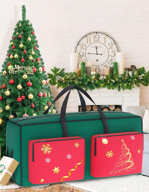 Load image into Gallery viewer, MODFUNS Christmas Tree Storage Bag 9ft Red 600D Oxford Waterproof 1 Pc

