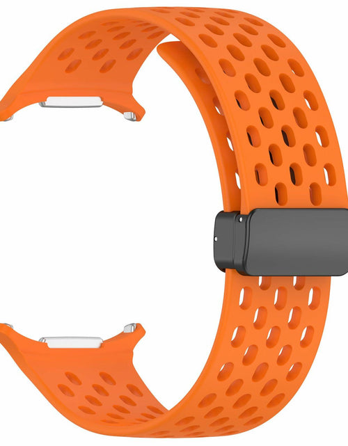 Load image into Gallery viewer, FitTurn Samsung Galaxy Watch Ultra 2 Silicone Sport Strap Orange 47mm
