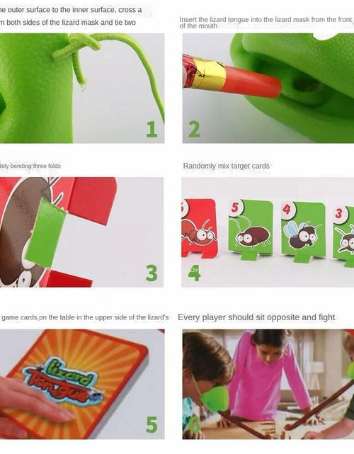 Load image into Gallery viewer, XSDY Frog Tongue Game Blowing Air Insect Cardboard Multiplayer Double Pack
