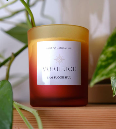 Voriluce Intention Scented Soy Candle 5.3oz Rose Patchouli 32hr Burn