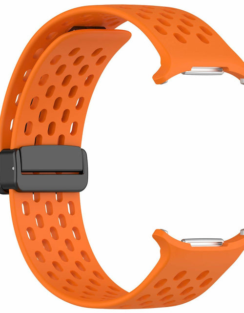 Load image into Gallery viewer, FitTurn Samsung Galaxy Watch Ultra 2 Silicone Sport Strap Orange 47mm
