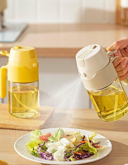 Load image into Gallery viewer, MDZF SWEET HOME Oil Sprayer 12.3oz 2-in-1 Olive Oil Dispenser White
