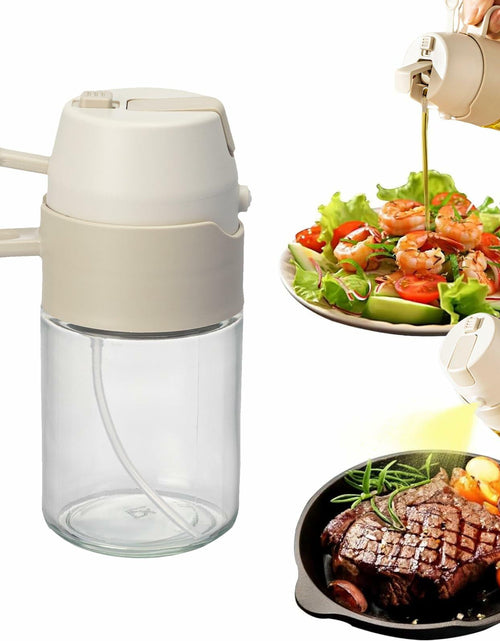 Load image into Gallery viewer, MDZF SWEET HOME Oil Sprayer 12.3oz 2-in-1 Olive Oil Dispenser White
