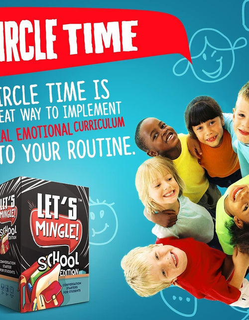Load image into Gallery viewer, FUN TRIBE Let's Mingle Conversation Starters Game for Kids Ages6+ School Edition
