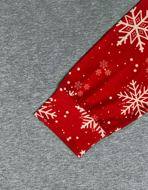 Load image into Gallery viewer, ADIAOA Women's Christmas Color-Block Botany Cartoon Shirt Greentree Size L
