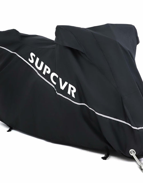 Load image into Gallery viewer, SUPCVR Motorcycle Cover Heavy Duty Waterproof UV-Proof Reflective Strips Black
