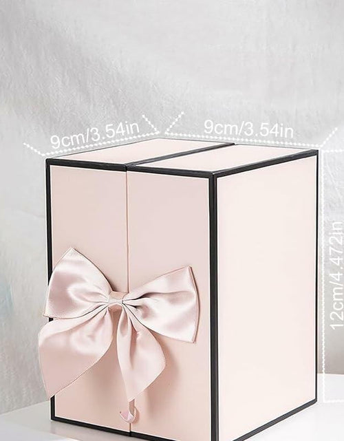 Load image into Gallery viewer, Generic Preserved Rose Gift Box with Pink Moss Bear &amp; Necklace Gift
