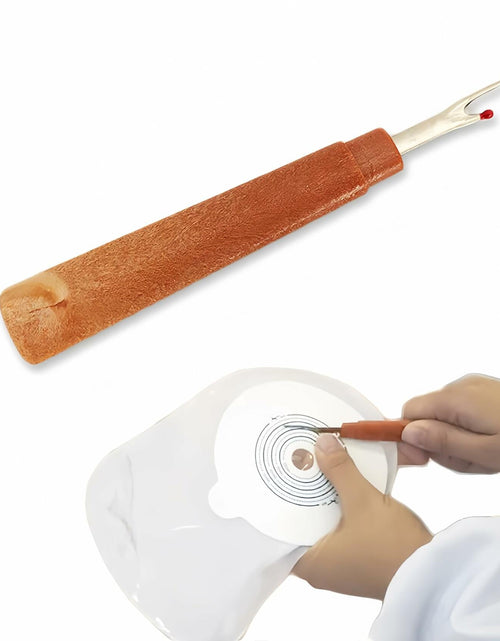 Load image into Gallery viewer, FOTN 2PCS Ostomy Bag Scissor 5inch Blunt Tip Nursing Cutter Orange
