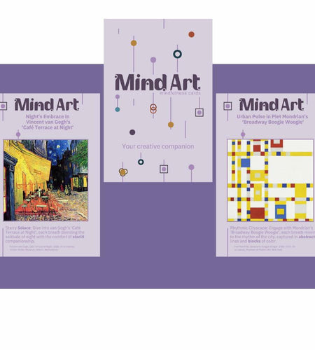 MindArt Anxiety Flashcards Stress Relief Emotional Wellness Therapy Cards