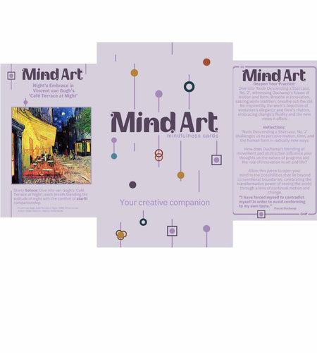 MindArt Anxiety Flashcards Stress Relief Emotional Wellness Therapy Cards