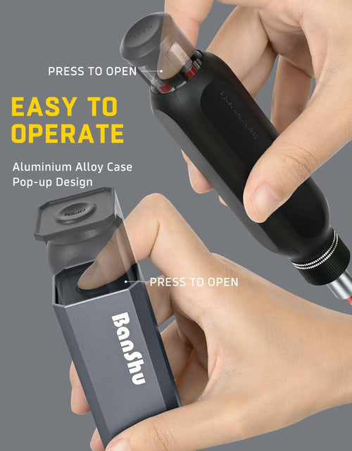 Load image into Gallery viewer, Banshu 12-in-1 Ratchet Screwdriver Set Magnetic Bits Case Colorful Alloy Steel
