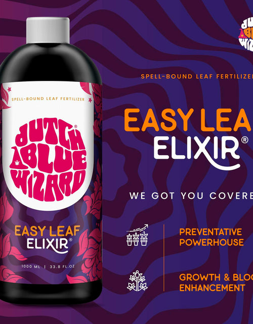 Load image into Gallery viewer, Dutch Blue Wizard Easy Leaf Elixir Plant Food Hydroponics Liquid Nutrient

