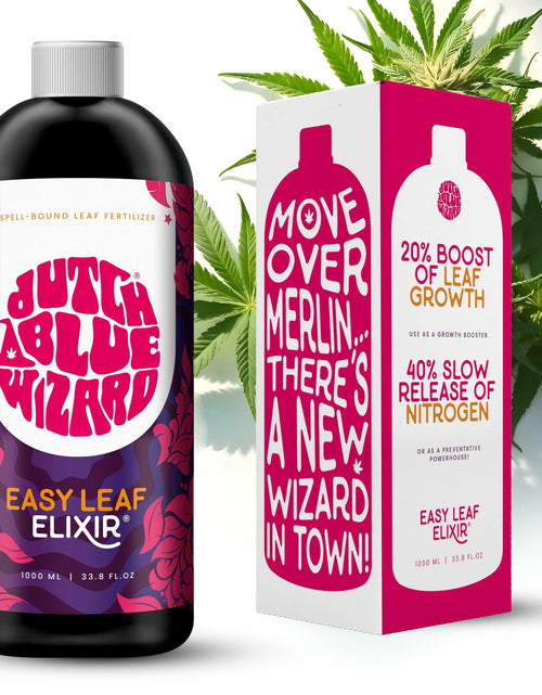 Load image into Gallery viewer, Dutch Blue Wizard Easy Leaf Elixir Plant Food Hydroponics Liquid Nutrient
