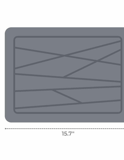 Load image into Gallery viewer, Zopanira Diatomaceous Earth Drying Stone Mat Gray 11.8x15.7 Kitchen Counter
