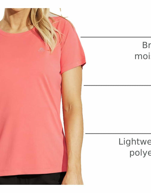 Load image into Gallery viewer, Haimont Women's Workout Active T Shirt Short Sleeve Quick Dry Mint Green Size M
