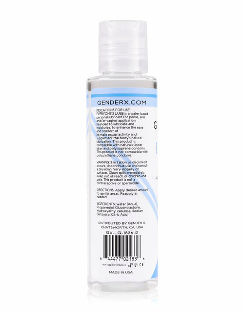 Load image into Gallery viewer, Gender X Water-Based Personal Lubricant Peach Orange Cranberry Flavored 8 fl oz
