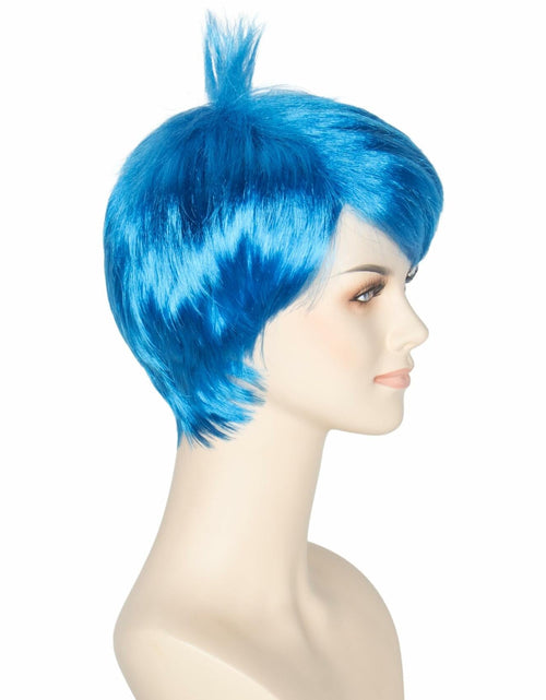 Load image into Gallery viewer, Yan Dream Women Short Straight Blue Pixie Cut Anime Cosplay Wig
