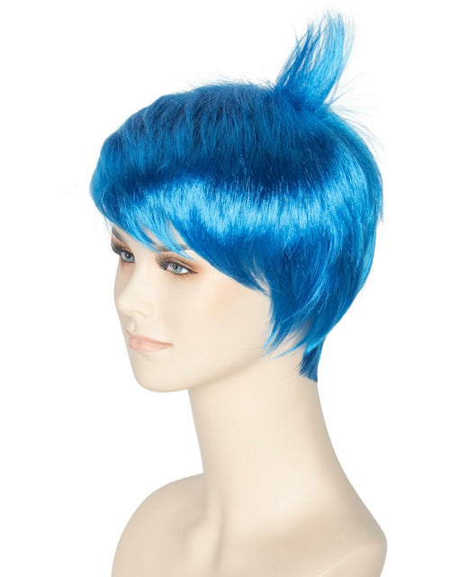 Load image into Gallery viewer, Yan Dream Women Short Straight Blue Pixie Cut Anime Cosplay Wig

