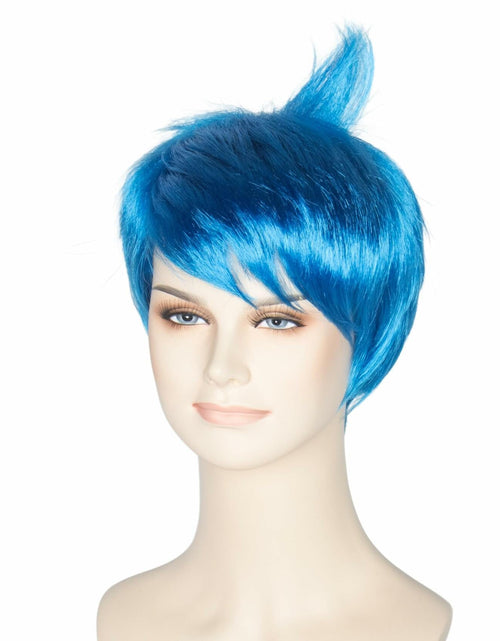 Load image into Gallery viewer, Yan Dream Women Short Straight Blue Pixie Cut Anime Cosplay Wig
