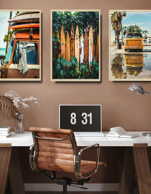 Load image into Gallery viewer, WYHLMTQ Bohemian Beach 3pcs Canvas Wall Art 12x16in Coastal Tropical

