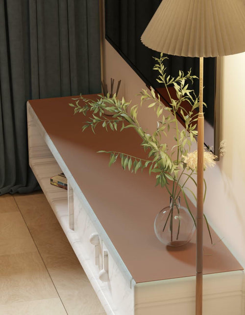Load image into Gallery viewer, Zinkooat Leather Desk Mat 12x66 Inch 1.8mm Thick Brown+Gray
